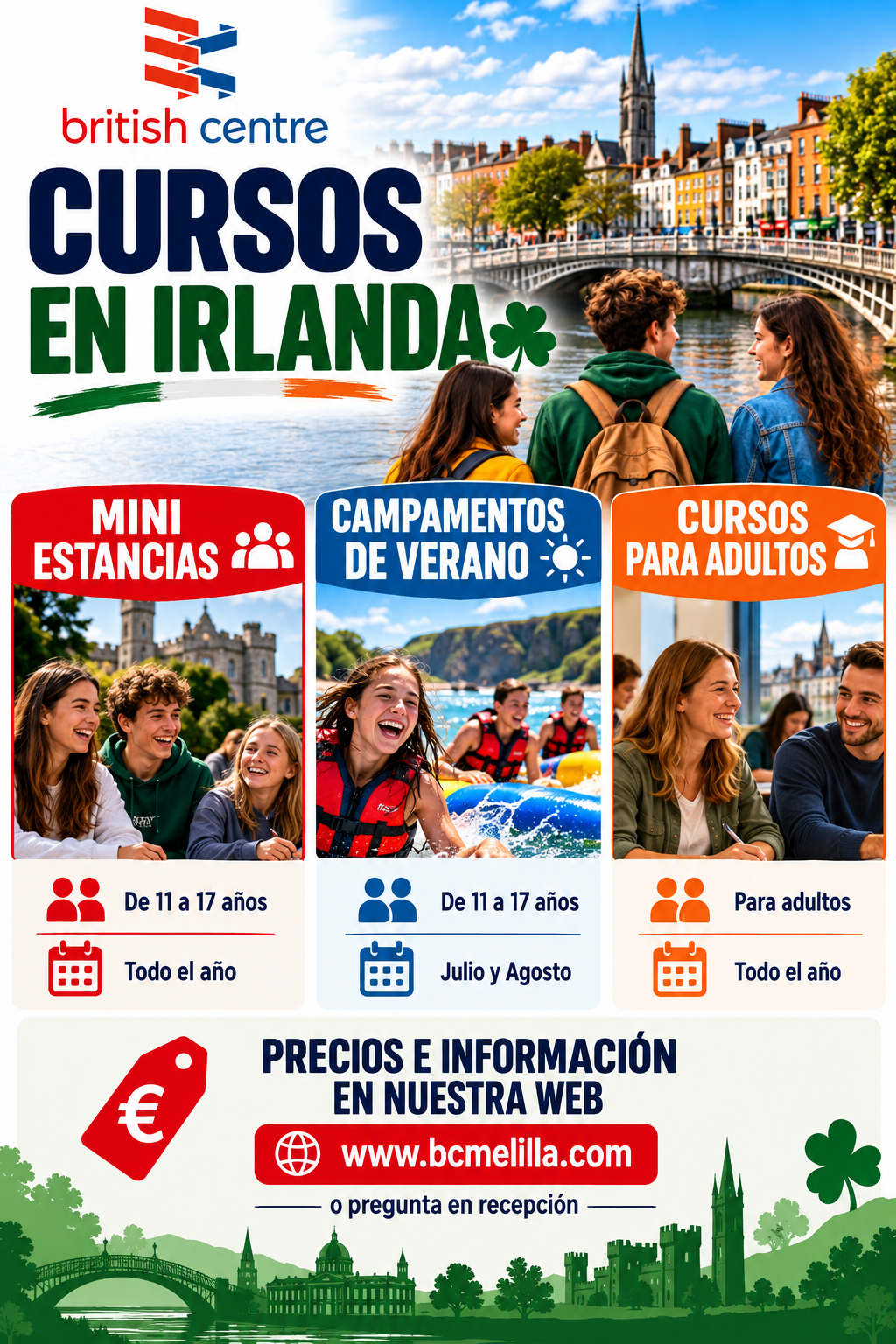 ¿SABÍAS QUE VIAJAMOS A IRLANDA DURANTE TODO EL AÑO? 